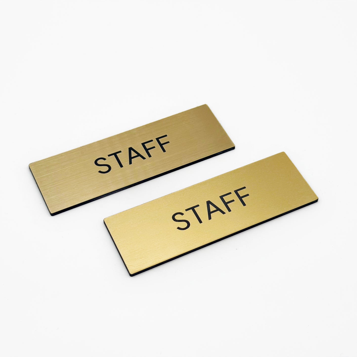 [완제품] 프리미엄 커스텀 명찰 - STAFF - 3" x 1"