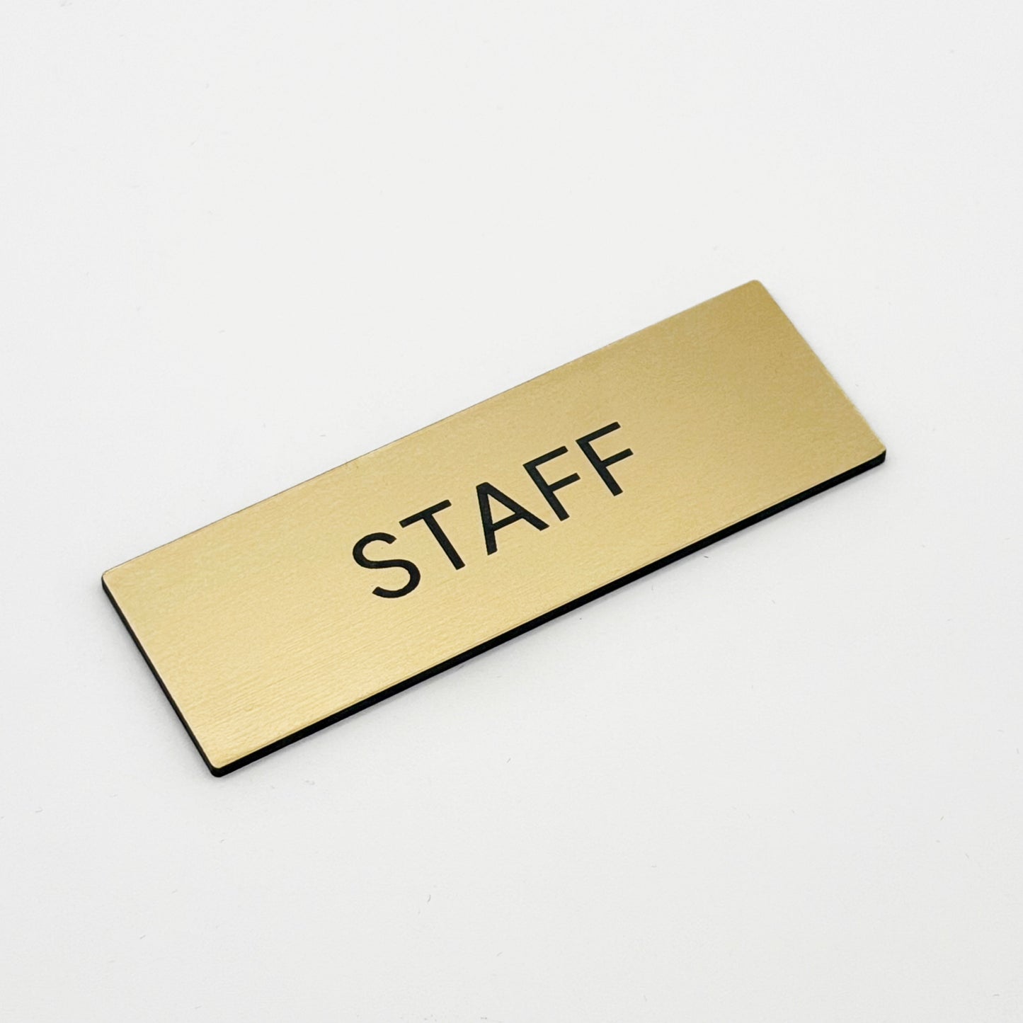 [완제품] 프리미엄 커스텀 명찰 - STAFF - 3" x 1"