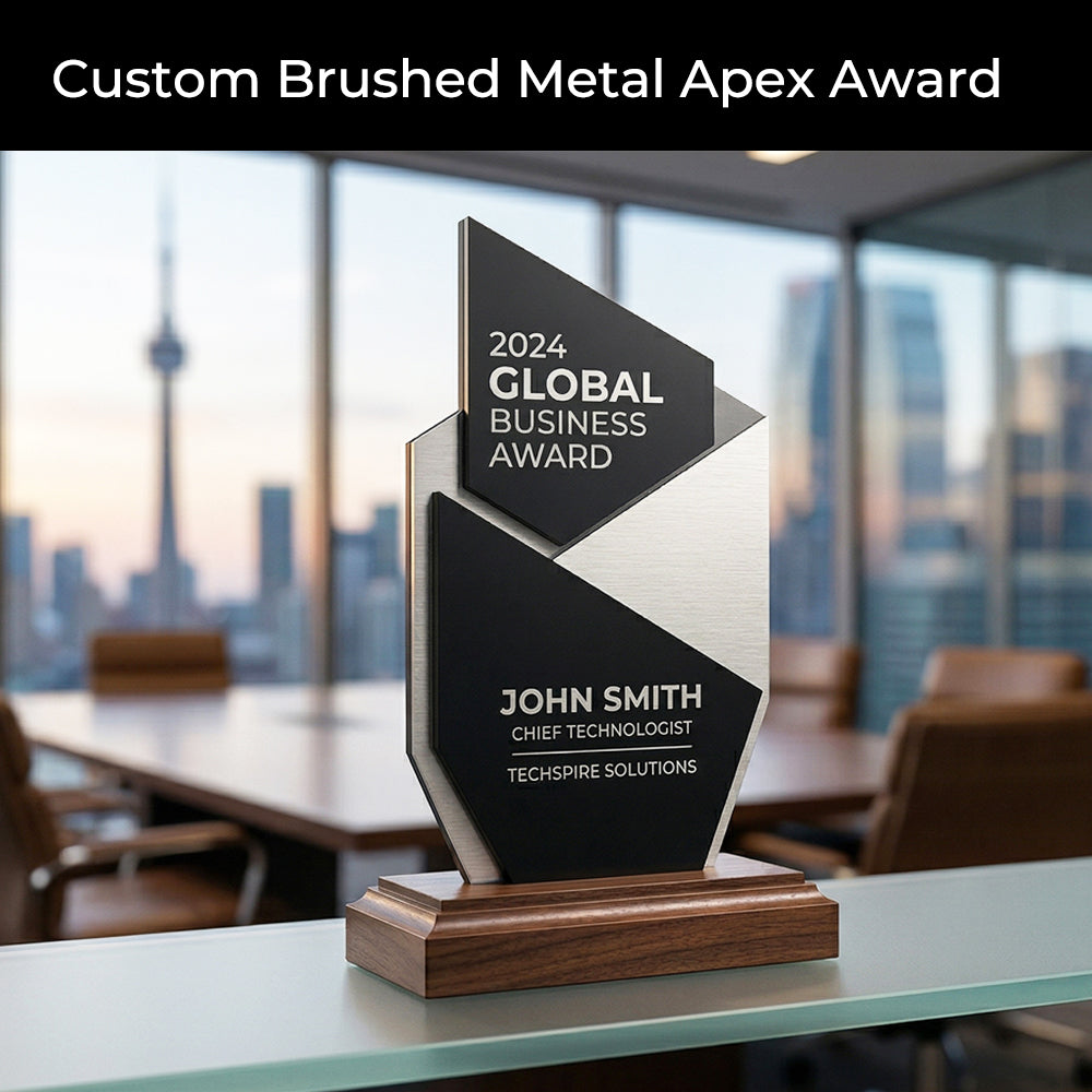 [Customized] Brushed Metal "Apex" Award